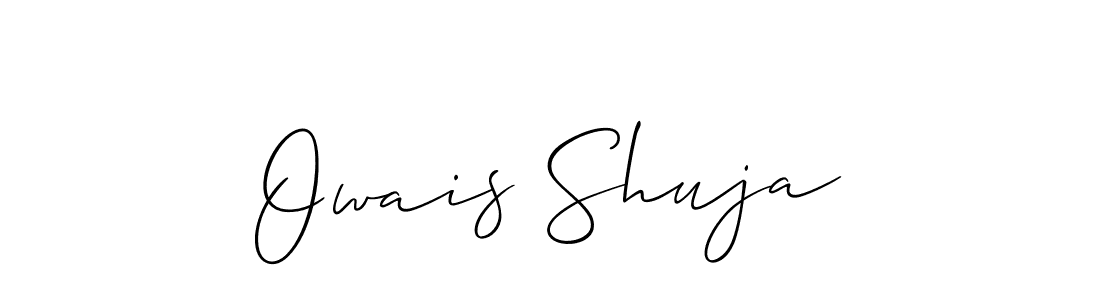 How to Draw Owais Shuja signature style? Allison_Script is a latest design signature styles for name Owais Shuja. Owais Shuja signature style 2 images and pictures png