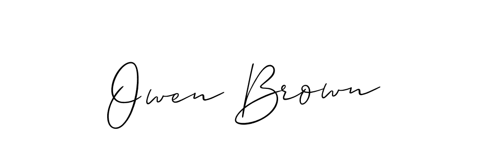 Also You can easily find your signature by using the search form. We will create Owen Brown name handwritten signature images for you free of cost using Allison_Script sign style. Owen Brown signature style 2 images and pictures png