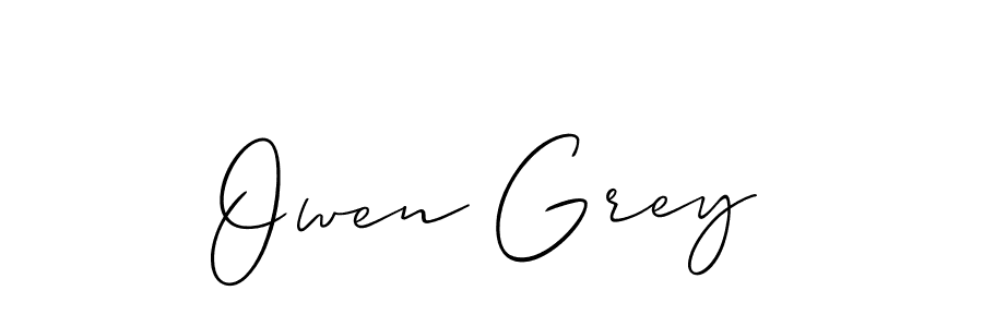 How to Draw Owen Grey signature style? Allison_Script is a latest design signature styles for name Owen Grey. Owen Grey signature style 2 images and pictures png