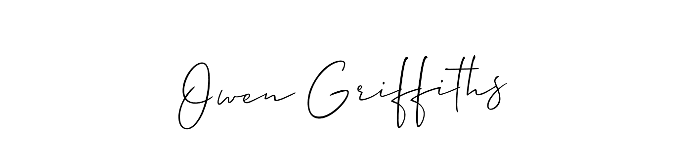 Once you've used our free online signature maker to create your best signature Allison_Script style, it's time to enjoy all of the benefits that Owen Griffiths name signing documents. Owen Griffiths signature style 2 images and pictures png