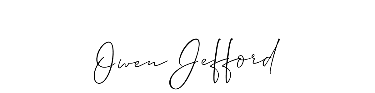 Make a beautiful signature design for name Owen Jefford. Use this online signature maker to create a handwritten signature for free. Owen Jefford signature style 2 images and pictures png