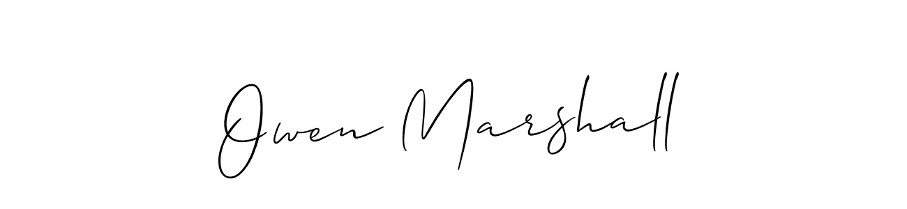 You should practise on your own different ways (Allison_Script) to write your name (Owen Marshall) in signature. don't let someone else do it for you. Owen Marshall signature style 2 images and pictures png