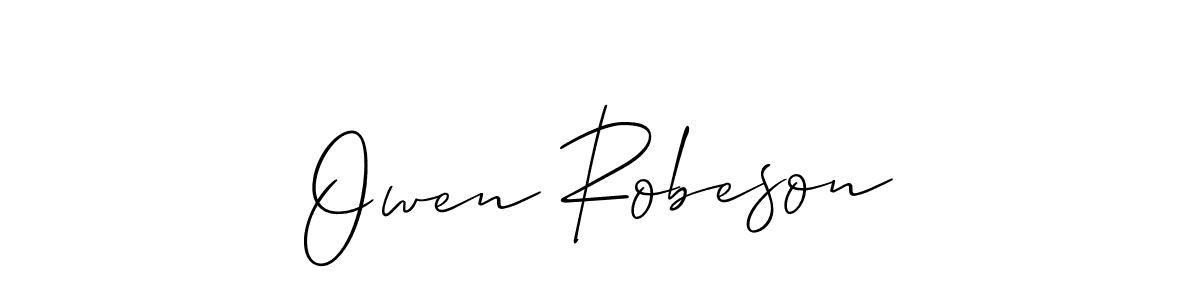 Also You can easily find your signature by using the search form. We will create Owen Robeson name handwritten signature images for you free of cost using Allison_Script sign style. Owen Robeson signature style 2 images and pictures png