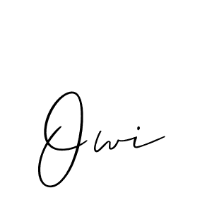 Make a beautiful signature design for name Owi. Use this online signature maker to create a handwritten signature for free. Owi signature style 2 images and pictures png