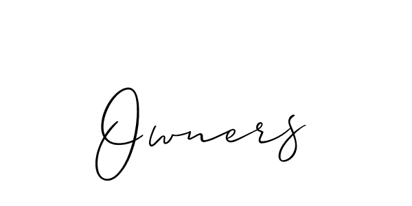 Owners stylish signature style. Best Handwritten Sign (Allison_Script) for my name. Handwritten Signature Collection Ideas for my name Owners. Owners signature style 2 images and pictures png