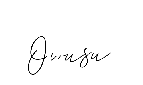 It looks lik you need a new signature style for name Owusu. Design unique handwritten (Allison_Script) signature with our free signature maker in just a few clicks. Owusu signature style 2 images and pictures png