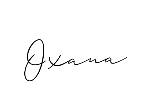 You should practise on your own different ways (Allison_Script) to write your name (Oxana) in signature. don't let someone else do it for you. Oxana signature style 2 images and pictures png