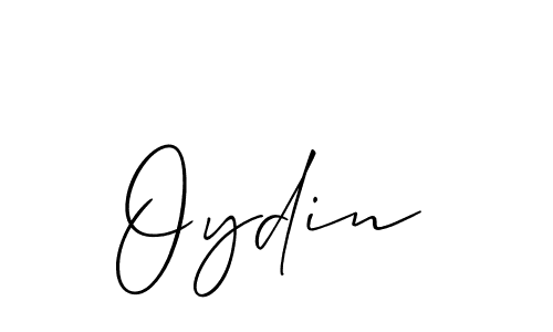 Use a signature maker to create a handwritten signature online. With this signature software, you can design (Allison_Script) your own signature for name Oydin. Oydin signature style 2 images and pictures png