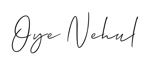 A modern signature idea for name Oye Nehul using Allison_Script font. Clean strokes and elegant curves make it stand out instantly. Oye Nehul signature style 2 images and pictures png