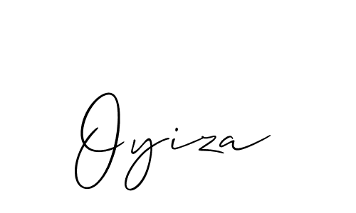 You should practise on your own different ways (Allison_Script) to write your name (Oyiza) in signature. don't let someone else do it for you. Oyiza signature style 2 images and pictures png