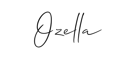 You should practise on your own different ways (Allison_Script) to write your name (Ozella) in signature. Don't let someone else do it for you. Ozella signature style 2 images and pictures png