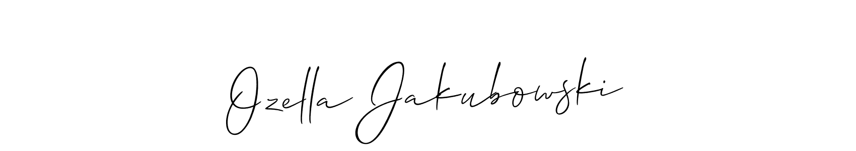 See photos of Ozella Jakubowski official signature by Spectra . Check more albums & portfolios. Read reviews & check more about Allison_Script font. Ozella Jakubowski signature style 2 images and pictures png