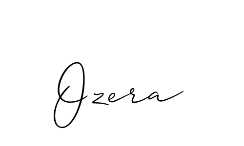 The best way (Allison_Script) to make a short signature is to pick only two or three words in your name. The name Ozera include a total of six letters. For converting this name. Ozera signature style 2 images and pictures png