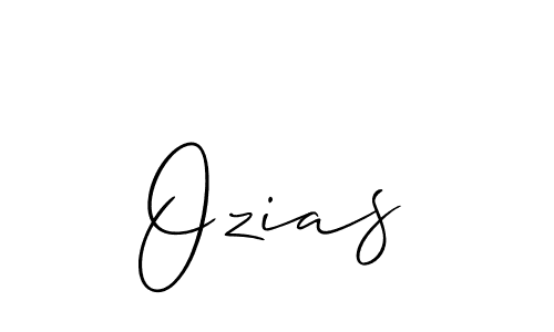 Also we have Ozias name is the best signature style. Create professional handwritten signature collection using Allison_Script autograph style. Ozias signature style 2 images and pictures png