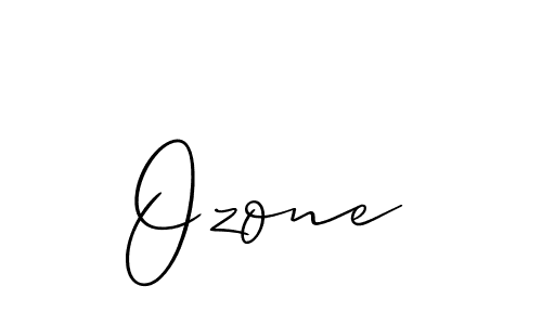 Use a signature maker to create a handwritten signature online. With this signature software, you can design (Allison_Script) your own signature for name Ozone. Ozone signature style 2 images and pictures png