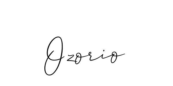 Also we have Ozorio name is the best signature style. Create professional handwritten signature collection using Allison_Script autograph style. Ozorio signature style 2 images and pictures png