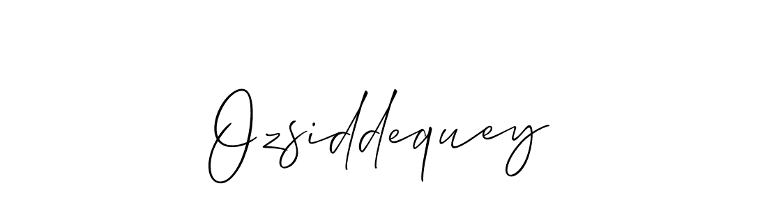 if you are searching for the best signature style for your name Ozsiddequey. so please give up your signature search. here we have designed multiple signature styles  using Allison_Script. Ozsiddequey signature style 2 images and pictures png