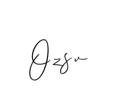 Create a beautiful signature design for name Ozsv. With this signature (Allison_Script) fonts, you can make a handwritten signature for free. Ozsv signature style 2 images and pictures png