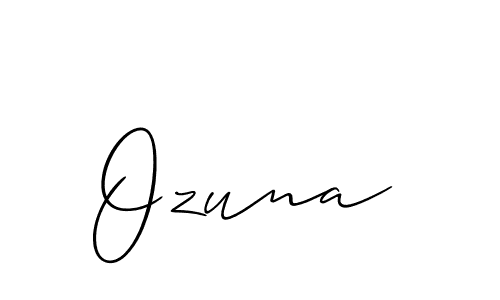 Similarly Allison_Script is the best handwritten signature design. Signature creator online .You can use it as an online autograph creator for name Ozuna. Ozuna signature style 2 images and pictures png