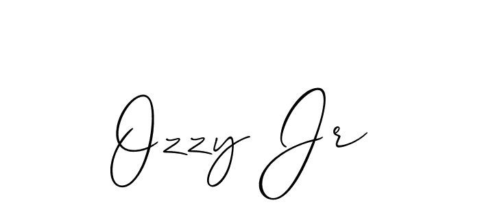 Use a signature maker to create a handwritten signature online. With this signature software, you can design (Allison_Script) your own signature for name Ozzy Jr. Ozzy Jr signature style 2 images and pictures png
