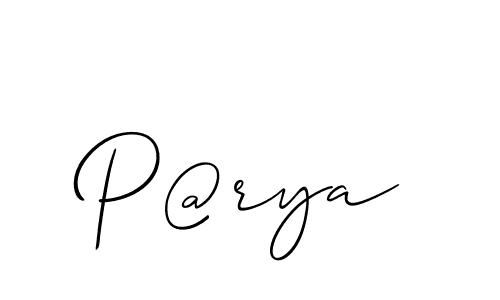 Also You can easily find your signature by using the search form. We will create P@rya name handwritten signature images for you free of cost using Allison_Script sign style. P@rya signature style 2 images and pictures png