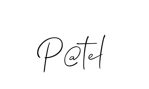 Design your own signature with our free online signature maker. With this signature software, you can create a handwritten (Allison_Script) signature for name P@tel. P@tel signature style 2 images and pictures png