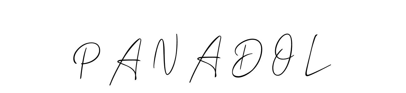 Design your own signature with our free online signature maker. With this signature software, you can create a handwritten (Allison_Script) signature for name P A N A D O L. P A N A D O L signature style 2 images and pictures png