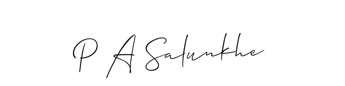 See photos of P A Salunkhe official signature by Spectra . Check more albums & portfolios. Read reviews & check more about Allison_Script font. P A Salunkhe signature style 2 images and pictures png