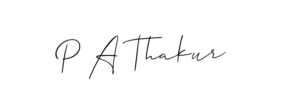 You can use this online signature creator to create a handwritten signature for the name P A Thakur. This is the best online autograph maker. P A Thakur signature style 2 images and pictures png
