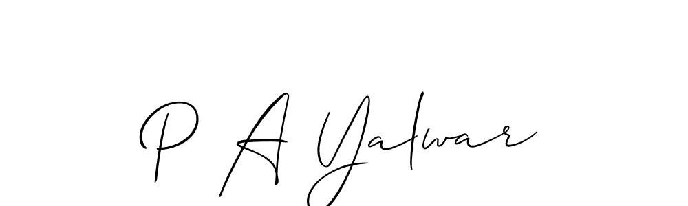 See photos of P A Yalwar official signature by Spectra . Check more albums & portfolios. Read reviews & check more about Allison_Script font. P A Yalwar signature style 2 images and pictures png
