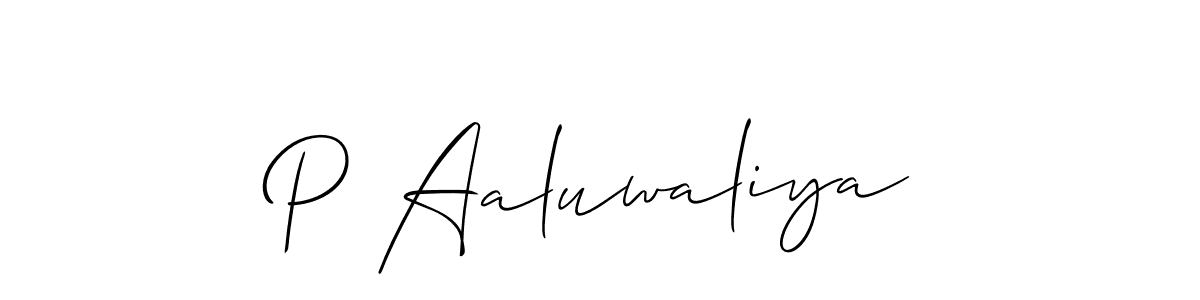 Check out images of Autograph of P Aaluwaliya name. Actor P Aaluwaliya Signature Style. Allison_Script is a professional sign style online. P Aaluwaliya signature style 2 images and pictures png