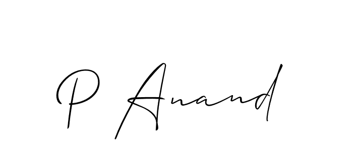 How to Draw P Anand signature style? Allison_Script is a latest design signature styles for name P Anand. P Anand signature style 2 images and pictures png