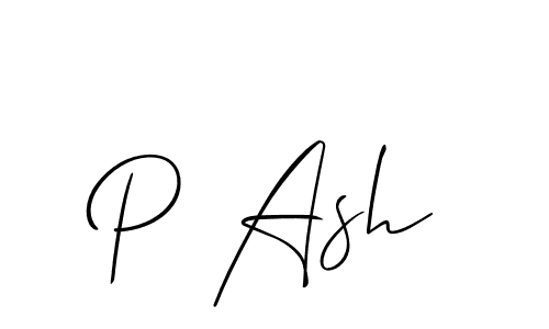 It looks lik you need a new signature style for name P Ash. Design unique handwritten (Allison_Script) signature with our free signature maker in just a few clicks. P Ash signature style 2 images and pictures png