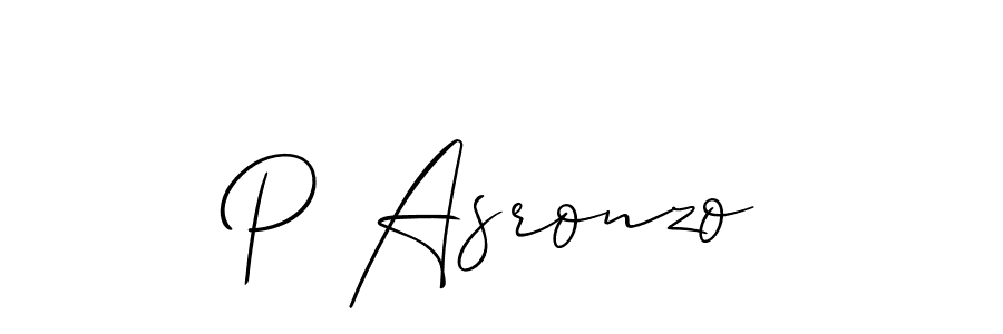 Use a signature maker to create a handwritten signature online. With this signature software, you can design (Allison_Script) your own signature for name P Asronzo. P Asronzo signature style 2 images and pictures png