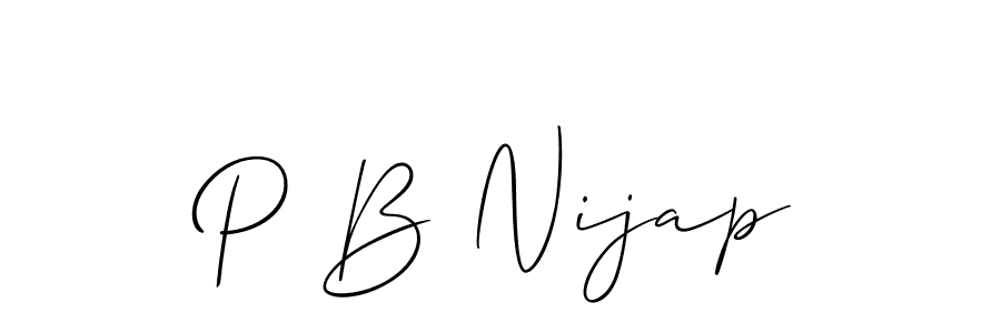 Make a short P B Nijap signature style. Manage your documents anywhere anytime using Allison_Script. Create and add eSignatures, submit forms, share and send files easily. P B Nijap signature style 2 images and pictures png