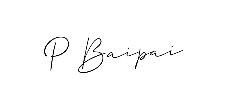 Check out images of Autograph of P Baipai name. Actor P Baipai Signature Style. Allison_Script is a professional sign style online. P Baipai signature style 2 images and pictures png