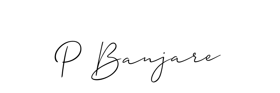 Also You can easily find your signature by using the search form. We will create P Banjare name handwritten signature images for you free of cost using Allison_Script sign style. P Banjare signature style 2 images and pictures png