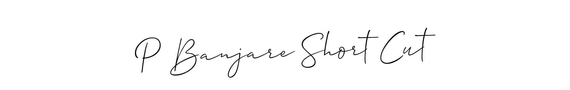 Allison_Script is a professional signature style that is perfect for those who want to add a touch of class to their signature. It is also a great choice for those who want to make their signature more unique. Get P Banjare Short Cut name to fancy signature for free. P Banjare Short Cut signature style 2 images and pictures png