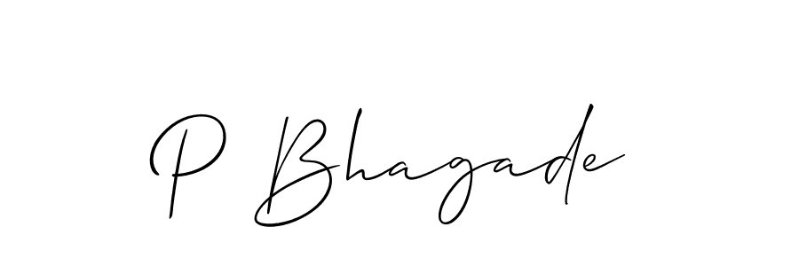 You can use this online signature creator to create a handwritten signature for the name P Bhagade. This is the best online autograph maker. P Bhagade signature style 2 images and pictures png