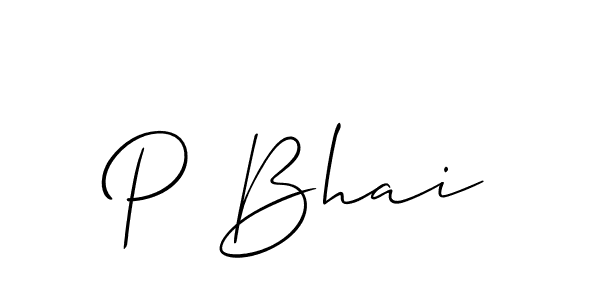 Make a short P Bhai signature style. Manage your documents anywhere anytime using Allison_Script. Create and add eSignatures, submit forms, share and send files easily. P Bhai signature style 2 images and pictures png