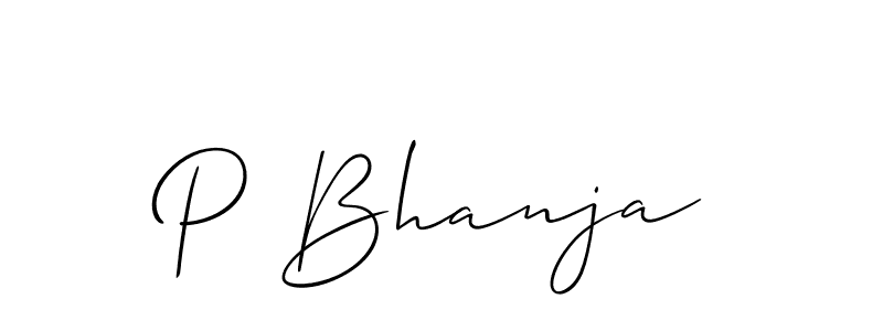 This is the best signature style for the P Bhanja name. Also you like these signature font (Allison_Script). Mix name signature. P Bhanja signature style 2 images and pictures png