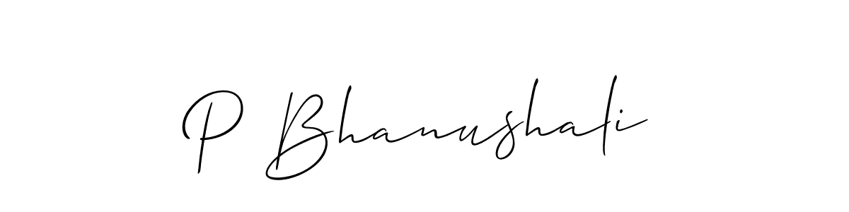 You can use this online signature creator to create a handwritten signature for the name P Bhanushali. This is the best online autograph maker. P Bhanushali signature style 2 images and pictures png