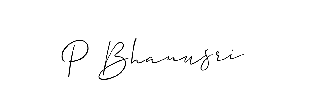 Make a short P Bhanusri signature style. Manage your documents anywhere anytime using Allison_Script. Create and add eSignatures, submit forms, share and send files easily. P Bhanusri signature style 2 images and pictures png