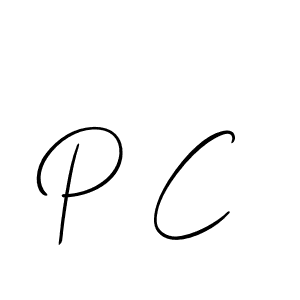 Make a beautiful signature design for name P C. Use this online signature maker to create a handwritten signature for free. P C signature style 2 images and pictures png