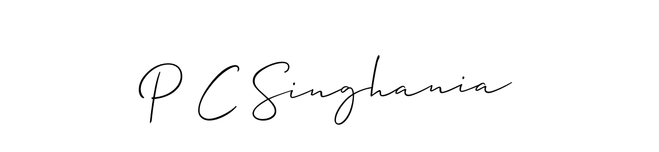 Similarly Allison_Script is the best handwritten signature design. Signature creator online .You can use it as an online autograph creator for name P C Singhania. P C Singhania signature style 2 images and pictures png