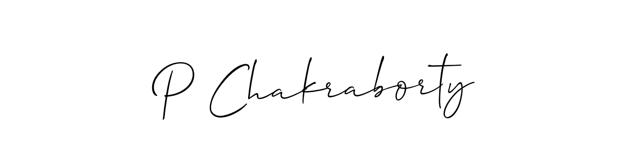 Once you've used our free online signature maker to create your best signature Allison_Script style, it's time to enjoy all of the benefits that P Chakraborty name signing documents. P Chakraborty signature style 2 images and pictures png