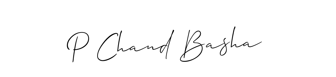 Similarly Allison_Script is the best handwritten signature design. Signature creator online .You can use it as an online autograph creator for name P Chand Basha. P Chand Basha signature style 2 images and pictures png