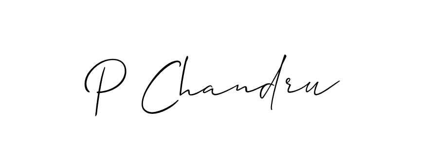 Also You can easily find your signature by using the search form. We will create P Chandru name handwritten signature images for you free of cost using Allison_Script sign style. P Chandru signature style 2 images and pictures png