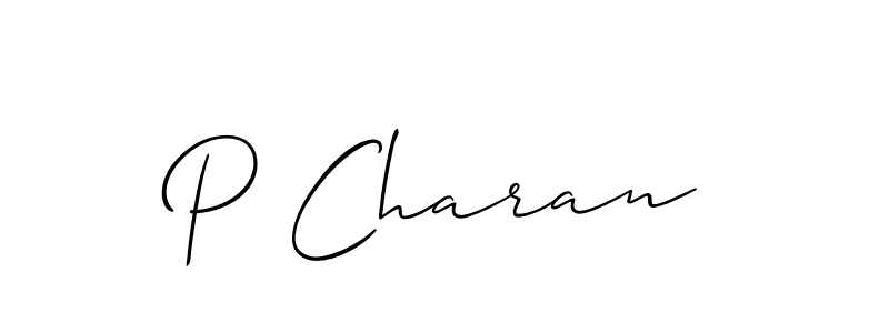 You can use this online signature creator to create a handwritten signature for the name P Charan. This is the best online autograph maker. P Charan signature style 2 images and pictures png