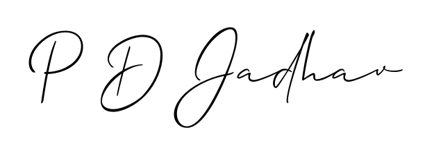 A classic penmanship look for P D Jadhav. The Allison_Script font brings timeless elegance and confidence to every signed document. P D Jadhav signature style 2 images and pictures png